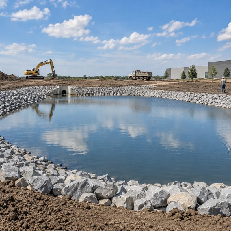 Excavation & Drainage project in Topeka