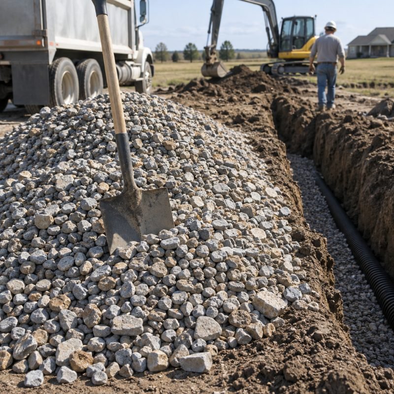 Excavation & Drainage project in Topeka