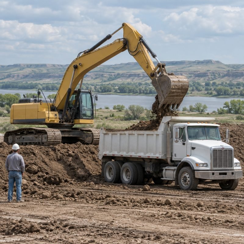Excavation & Drainage project in Topeka