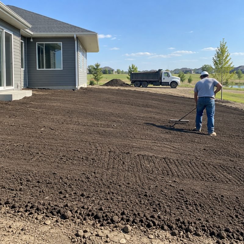 Excavation & Drainage project in Topeka