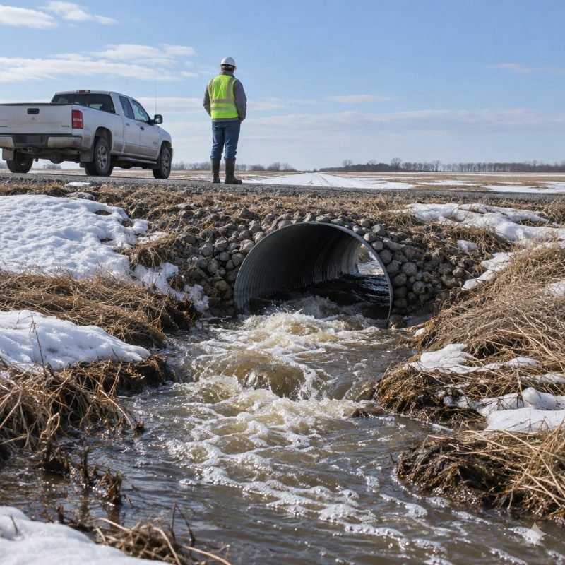 Excavation & Drainage project in Topeka